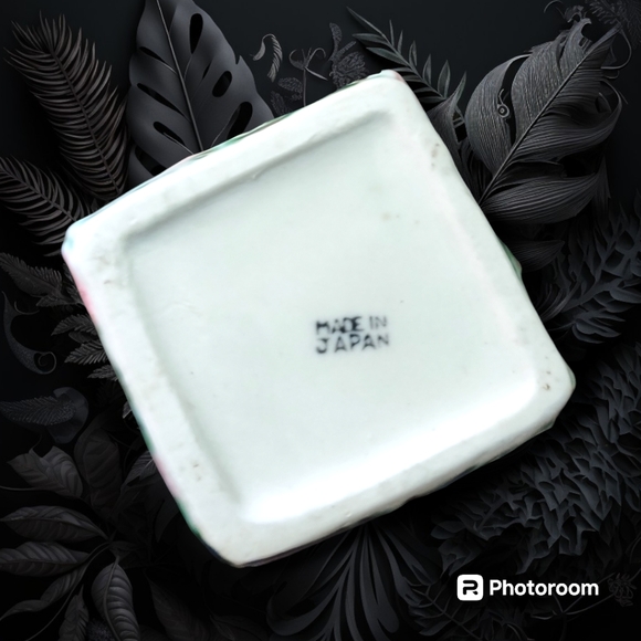 VINTAGE 1950’s HAND PAINTED CUTE CERAMIC DEER FAWN MAILBOX PLANTER JAPAN KAWAII - Picture 6 of 13